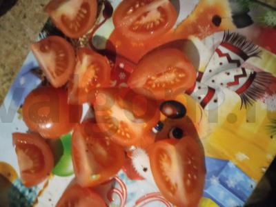 Daržovių salotos "Garuda" su Adygėjos sūriu ir alyvuogėmis Žingsnis 4