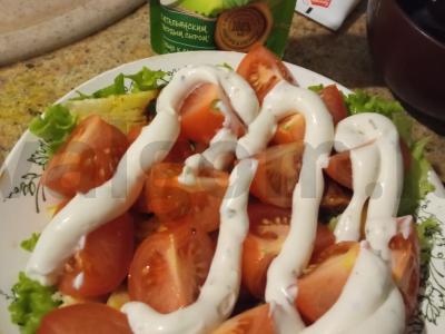 Daržovių salotos "Garuda" su Adygėjos sūriu ir alyvuogėmis Žingsnis 5