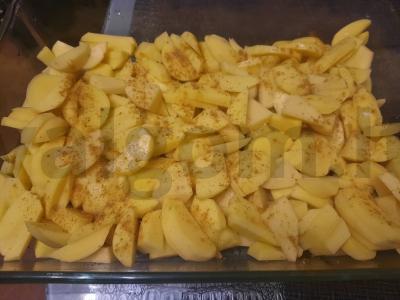 Rausva lašiša, kepta su daržovėmis Žingsnis 1