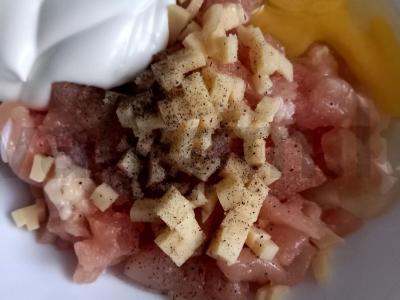 Vištienos filė paplotėliai su sūriu Žingsnis 2