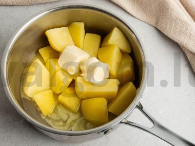 Midijos sojų padaže su bulvių koše Žingsnis 1