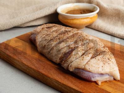 Pikantiška batatų košė su anties krūtinėle Žingsnis 2