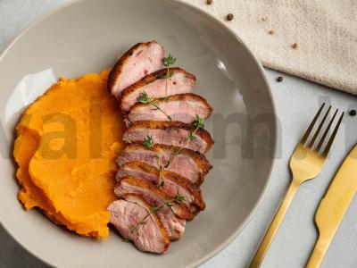 Pikantiška batatų košė su anties krūtinėle Žingsnis 5