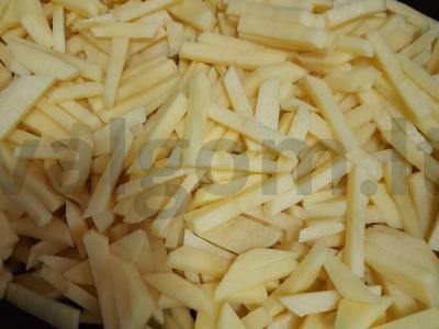 Keptos bulvės su majonezu, česnaku ir prieskoniais Žingsnis 1