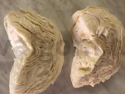 Vištienos kojos rankovėje ant daržovių pagalvės Žingsnis 5