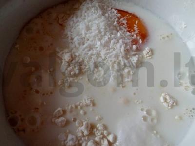 Morkų paplotėliai su graikiniais riešutais Žingsnis 2
