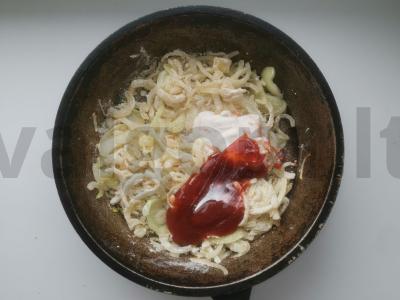 Veršienos jautienos stroganoff Žingsnis 3