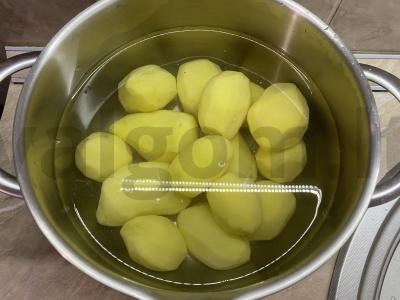Oro bulvių košė su pienu Žingsnis 1