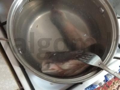 Žuvies sriuba su kiaušiniais Žingsnis 2