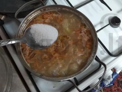 Žuvies sriuba su kiaušiniais Žingsnis 14