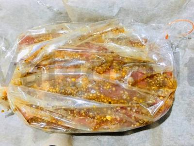 Kiauliena medaus ir garstyčių padaže su grybais Žingsnis 2