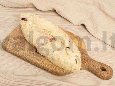 Kalėdinis stollen su varške Žingsnis 6