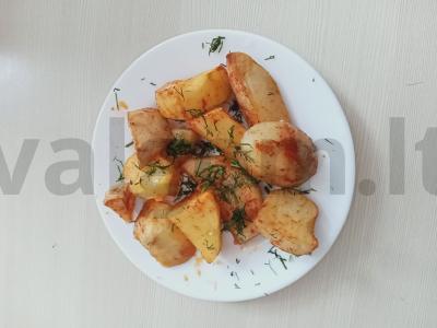 Bulvės su paprika pagrindine nuotrauka