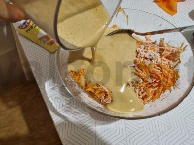 PP morkų keksiukai Žingsnis 5