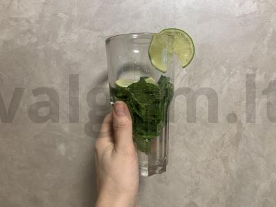 Mojito kokteilis pagrindine nuotrauka