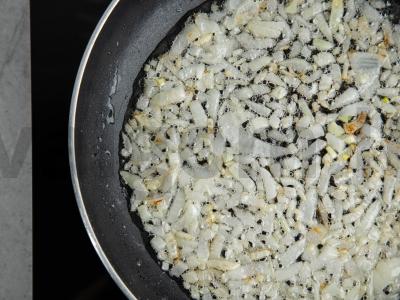 Grybų košės receptas su pievagrybiais ir bulvėmis Žingsnis 4
