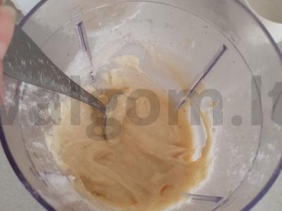 Sūrio ir bananų vafliai Žingsnis 2