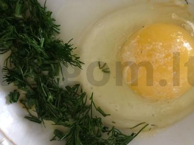 Kiaušinienė pusryčiams Žingsnis 3