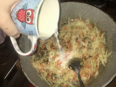 Kopūstų paplotėliai "Skanus" Žingsnis 5