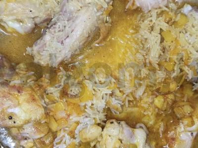 Aromatingas biryani su vištiena Žingsnis 3