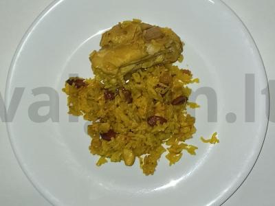 Aromatingas biryani su vištiena pagrindine nuotrauka
