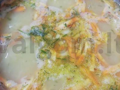 Vegetariška žirnių sriuba Žingsnis 9