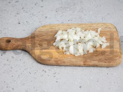 Salotos su plekšnėmis ir žirneliais Žingsnis 1