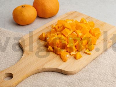 Mandarinų uogienė su vaniliniu cukrumi Žingsnis 1