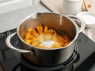Mandarinų uogienė su vaniliniu cukrumi Žingsnis 2
