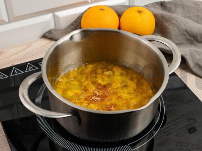 Mandarinų uogienė su maltu imbieru Žingsnis 3