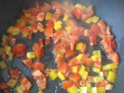 Omletas su daržovėmis "Vitaminas" Žingsnis 2