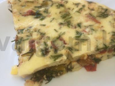 Omletas su daržovėmis "Vitaminas" pagrindine nuotrauka