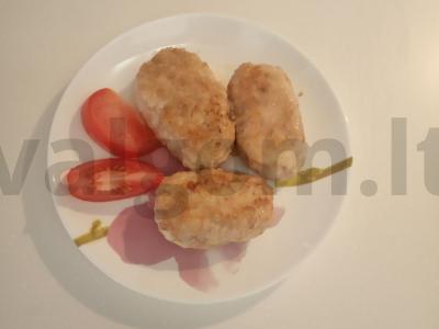 Vištiena zrazy su grybais ir sūriu pagrindine nuotrauka