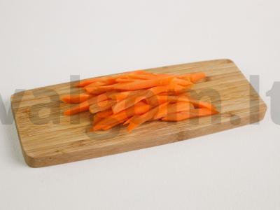 Soba su paprikomis ir saldžiosiomis paprikomis Žingsnis 1