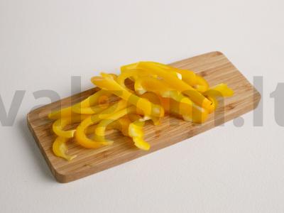Soba su paprikomis ir saldžiosiomis paprikomis Žingsnis 2