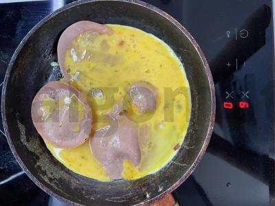 Kiaušiniai su špinatais Žingsnis 3