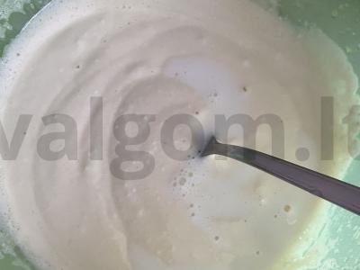 Varškės keksiukai Žingsnis 1