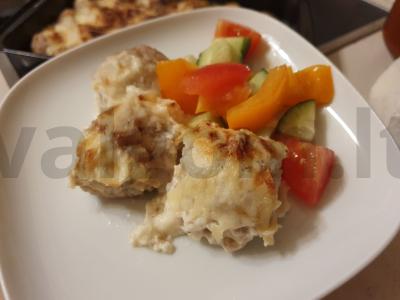 Kepti mėsos kukuliai su ryžiais pagrindine nuotrauka