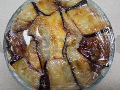 Daržovių terina su bryndza keptuose baklažanuose Žingsnis 7