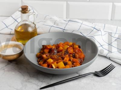 Ragu su paprikomis, baklažanais ir Provanso žolelėmis pagrindine nuotrauka