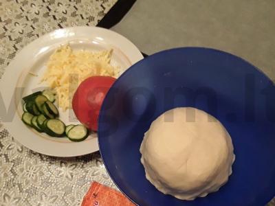 Uždaryta pica Žingsnis 1
