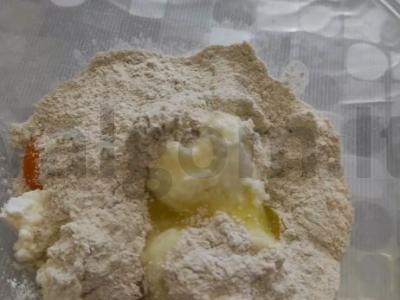 Sūrio pyrago rutuliukai Žingsnis 1