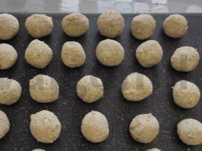 Sūrio pyrago rutuliukai Žingsnis 2
