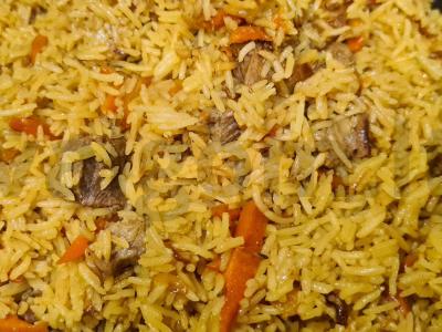Basmati ryžių plovas pagrindine nuotrauka