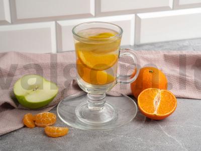 Obuolių ir mandarinų kompotas multicooker keptuvėje Žingsnis 4