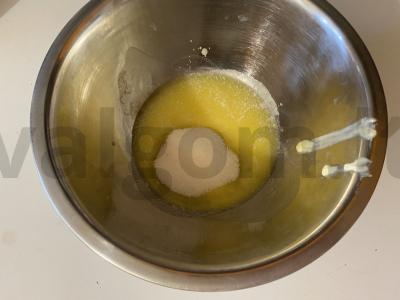 Purūs keksiukai su rausva plutele Žingsnis 3