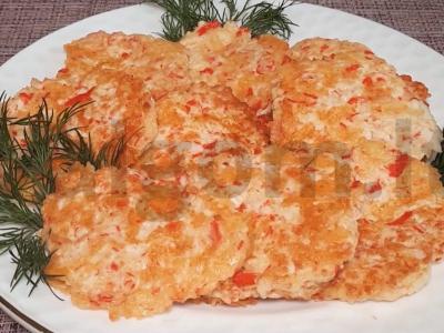 Krabų lazdelių kotletai pagrindine nuotrauka