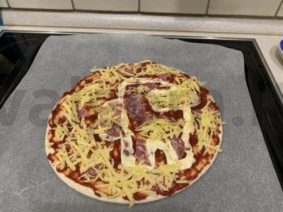Tarp "Ace Pizza". Žingsnis 3