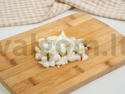 Morkų tyrė su grietinėlės sūriu Žingsnis 1