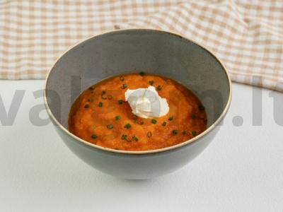 Morkų tyrė su grietinėlės sūriu Žingsnis 4